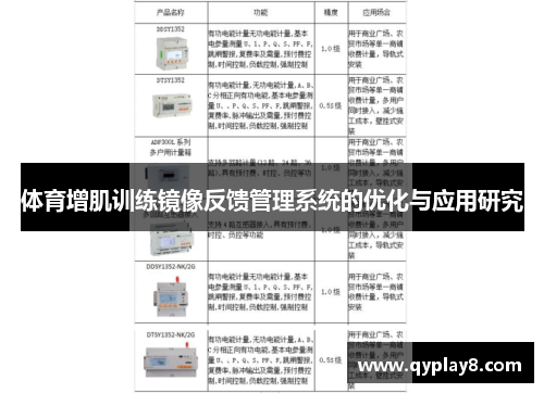 体育增肌训练镜像反馈管理系统的优化与应用研究
